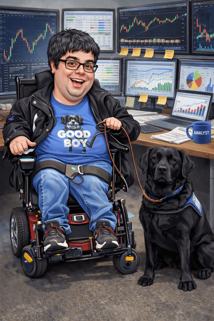 Katie and Indy taking on the online world.  